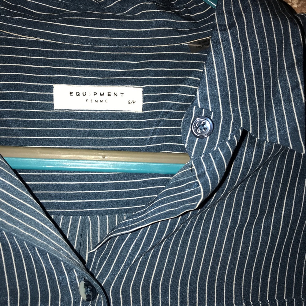 Equipment silk button down shirt